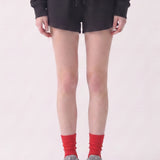 Pre-Shrunk Cotton Terry Drawstring Mini Shorts