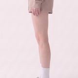 Pre-Shrunk Cotton Terry Drawstring Mini Shorts