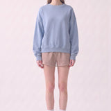 Pre-Shrunk Cotton Terry Drawstring Mini Shorts