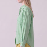 Oxford Breeze Cotton Blend Chambray Button Down Shirt