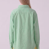 Oxford Breeze Cotton Blend Chambray Button Down Shirt