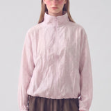 Sheer Lyocell Lightweight Zip Up Windbreaker Jacket