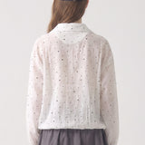 Sheer Lyocell Lightweight Zip Up Windbreaker Jacket