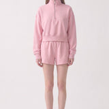 Pre-Shrunk Cotton Terry Core Half Zip Pullover Sweatshirt
