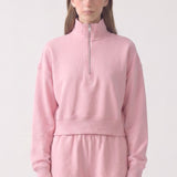 Pre-Shrunk Cotton Terry Core Half Zip Pullover Sweatshirt