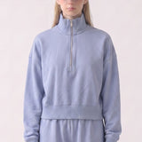 Pre-Shrunk Cotton Terry Core Half Zip Pullover Sweatshirt