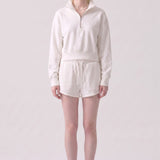 Pre-Shrunk Cotton Terry Core Half Zip Pullover Sweatshirt