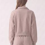Pre-Shrunk Cotton Terry Core Half Zip Pullover Sweatshirt