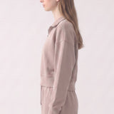 Pre-Shrunk Cotton Terry Core Half Zip Pullover Sweatshirt